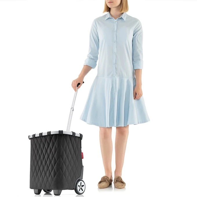 Reisenthel Shopping Carrycruiser Rhombus Black 2 Reisenthel Shopping Carrycruiser Rhombus Black - Afbeelding 2
