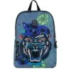 Pick & Pack Dangerous Cat AOP Backpack L Jeans Blue