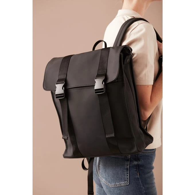 Vinga Sweden Baltimore Rugtas Zwart 2 Vinga Sweden Baltimore Rugtas Zwart - Afbeelding 2