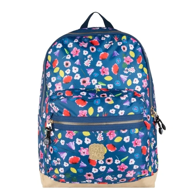 Pick & Pack Field Flower Backpack L Navy 1 Pick & Pack Field Flower Backpack L Navy