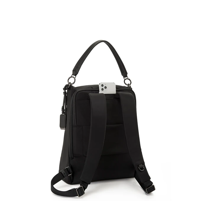 Tumi Voyageur Leigh Backpack/Tote Black/gunmetal 3 Tumi Voyageur Leigh Backpack/Tote Black/gunmetal - Afbeelding 3