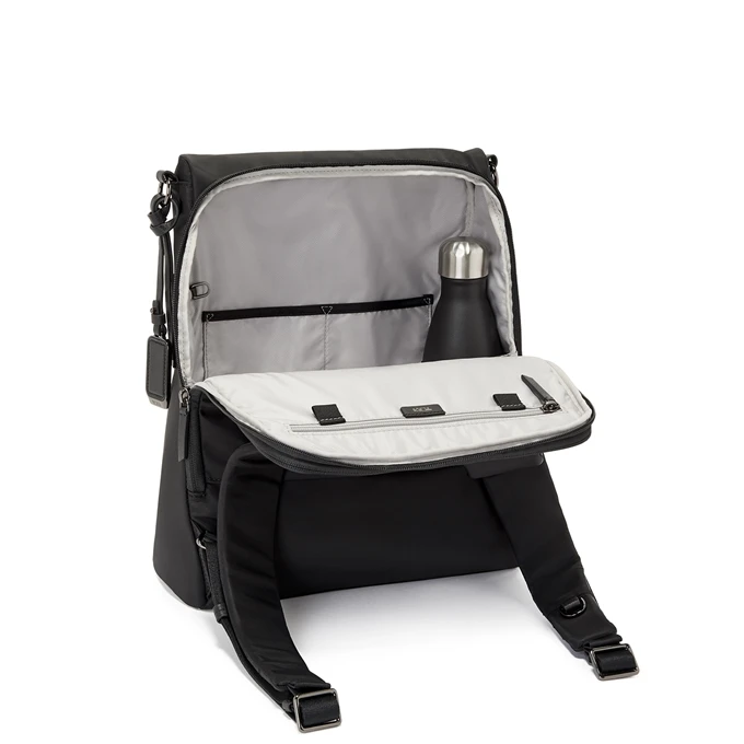 Tumi Voyageur Leigh Backpack/Tote Black/gunmetal 5 Tumi Voyageur Leigh Backpack/Tote Black/gunmetal - Afbeelding 5