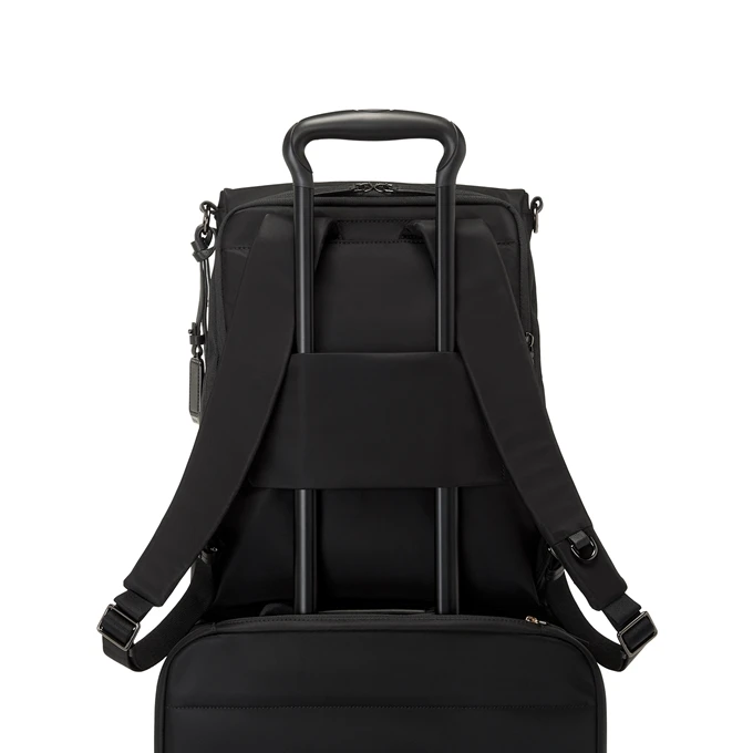 Tumi Voyageur Leigh Backpack/Tote Black/gunmetal 6 Tumi Voyageur Leigh Backpack/Tote Black/gunmetal - Afbeelding 6