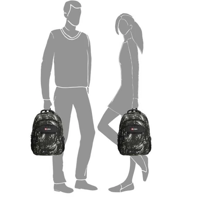 Enrico Benetti Santa Cruz 17.3'' Laptop Rugtas Black 2 Enrico Benetti Santa Cruz 17.3'' Laptop Rugtas Black - Afbeelding 2