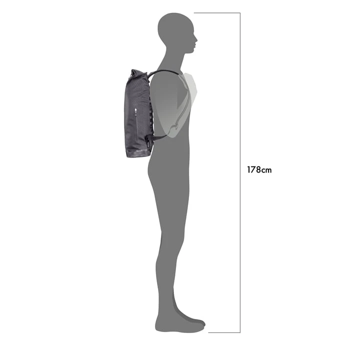 Ortlieb Metrosphere Daypack 23L Black-embossed 2 Ortlieb Metrosphere Daypack 23L Black-embossed - Afbeelding 2