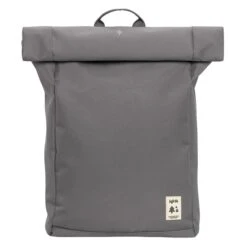 Lefrik Roll Backpack Grey/ecru