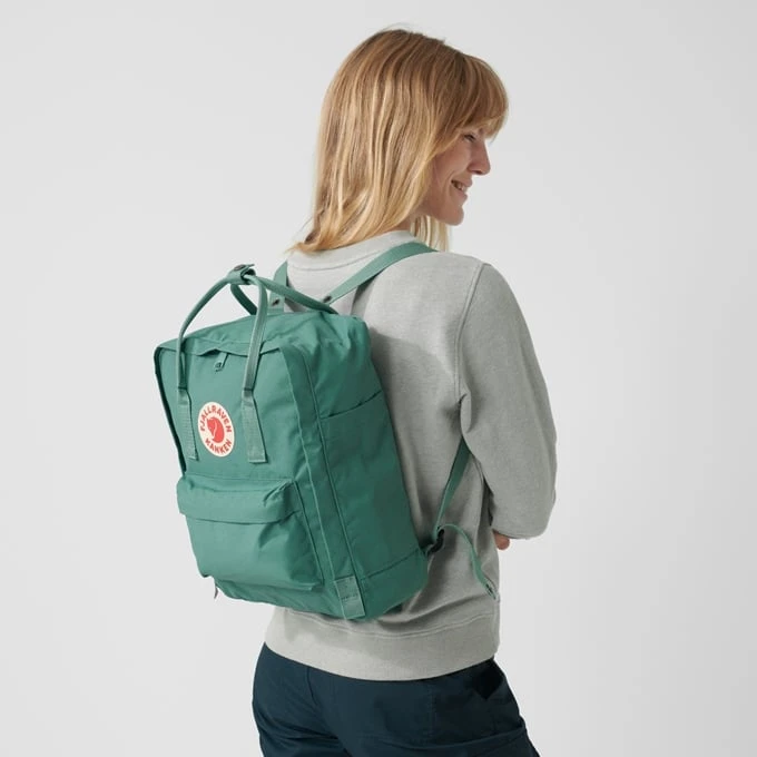 Fjallraven Kanken Rugzak Sky Blue-light Oak 2 Fjallraven Kanken Rugzak Sky Blue-light Oak - Afbeelding 2
