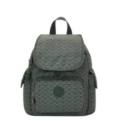 Kipling City Pack Mini Sign Green Emb