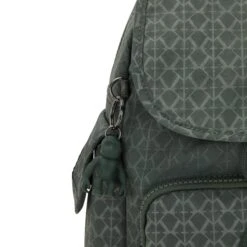 Kipling City Pack Mini Sign Green Emb -Ospre Koffers Winkel image 24199