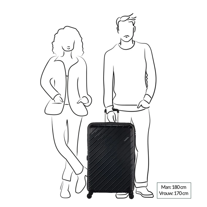 American Tourister Speedstar Spinner 77 Expandable Atlantic Blue 2 American Tourister Speedstar Spinner 77 Expandable Atlantic Blue - Afbeelding 2