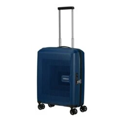 American Tourister Aerostep Spinner 55 Exp Navy Blue