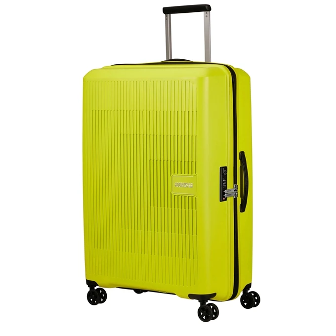 American Tourister Aerostep Spinner 77 Exp Light Lime 1 American Tourister Aerostep Spinner 77 Exp Light Lime