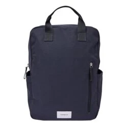 Sandqvist Knut Backpack Navy Blue With Navy Webbing