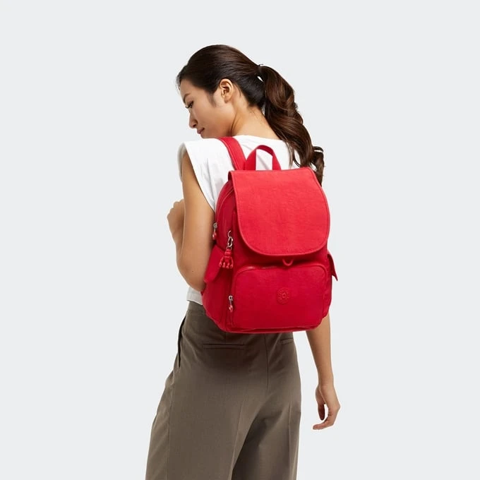 Kipling City Pack Rugzak Red Rouge 2 Kipling City Pack Rugzak Red Rouge - Afbeelding 2