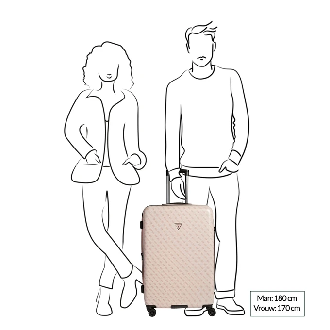 Guess Jesco 8-Wheel 28 In Rose 2 Guess Jesco 8-Wheel 28 In Rose - Afbeelding 2