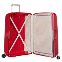 Samsonite S'Cure 4-Delige Kofferset 55/69/75/81 Crimson Red -Ospre Koffers Winkel image 3030