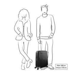 Samsonite S'Cure 4-Delige Kofferset 55/69/75/81 Crimson Red -Ospre Koffers Winkel image 3035