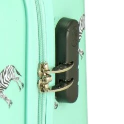 Princess Traveller Trendy Animal Zebra Cabin Trolley S Mint -Ospre Koffers Winkel image 3116