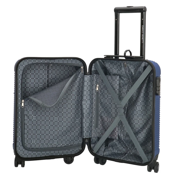 Enrico Benetti Louisville Handbagagekoffer 55/35 Staalblauw 5 Enrico Benetti Louisville Handbagagekoffer 55/35 Staalblauw - Afbeelding 5