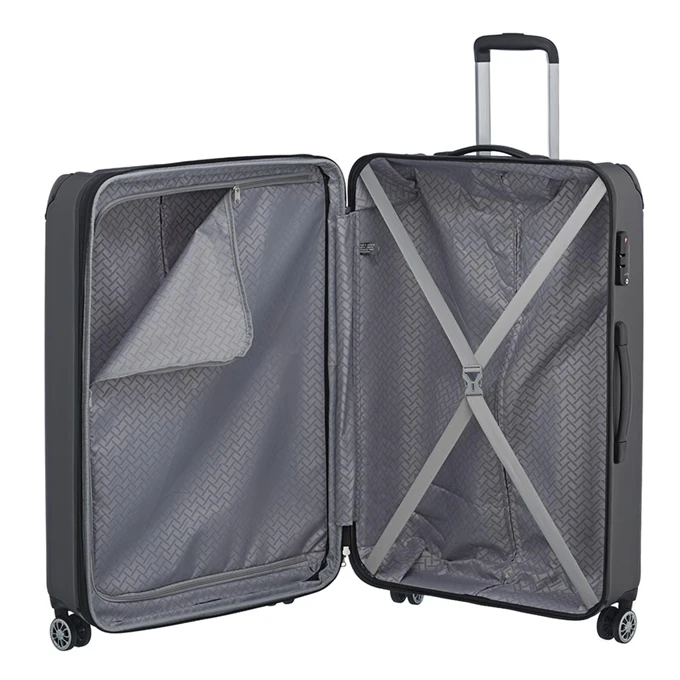 Travelite City 4 Wiel Trolley L Expandable Antraciet 7 Travelite City 4 Wiel Trolley L Expandable Antraciet - Afbeelding 7