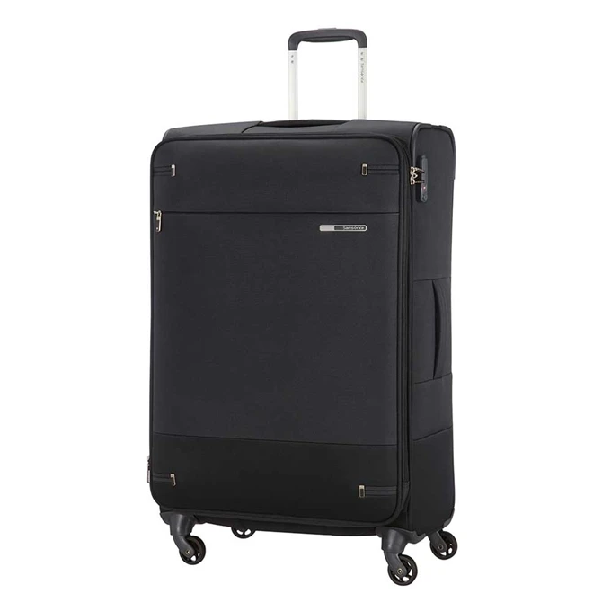 Samsonite Base Boost Spinner 78 Expandable Black 1 Samsonite Base Boost Spinner 78 Expandable Black