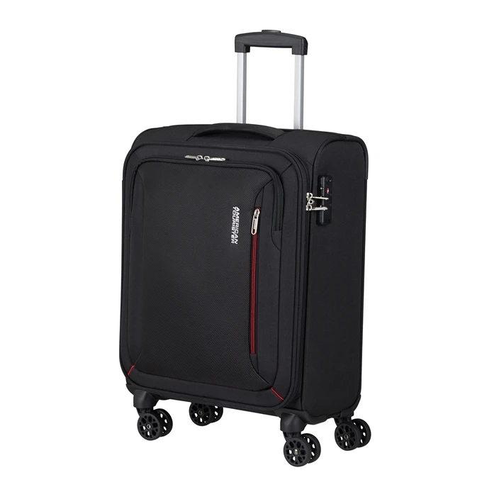 American Tourister Hyperspeed Spinner 55 TSA Jet Black 4 American Tourister Hyperspeed Spinner 55 TSA Jet Black - Afbeelding 4