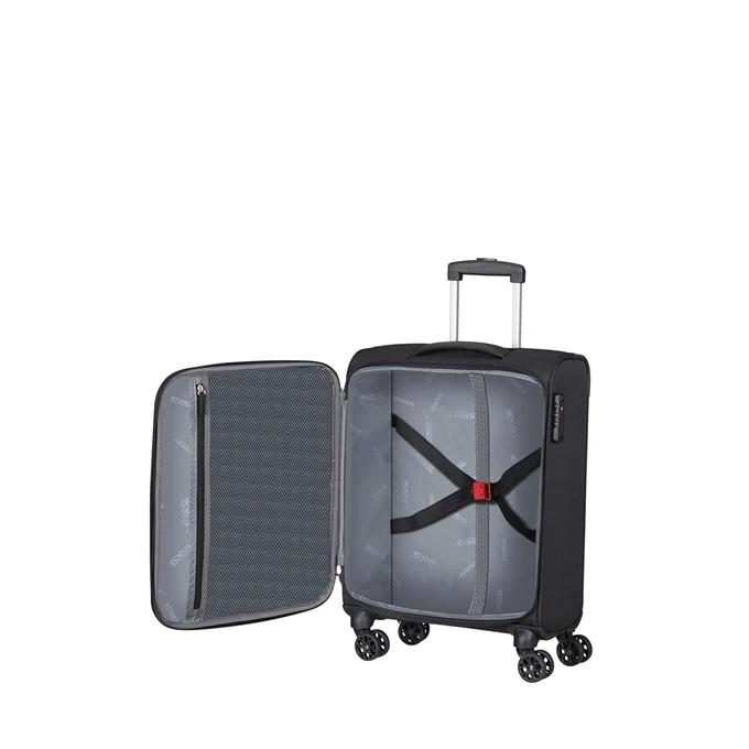 American Tourister Hyperspeed Spinner 55 TSA Jet Black 8 American Tourister Hyperspeed Spinner 55 TSA Jet Black - Afbeelding 8