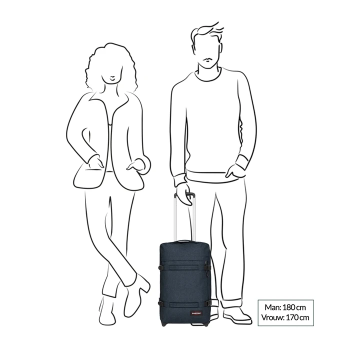 Eastpak Transit'R S Triple Denim 2 Eastpak Transit'R S Triple Denim - Afbeelding 2