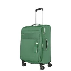 Travelite Miigo 4 Wheel Trolley M Expandable Green -Ospre Koffers Winkel image 4739