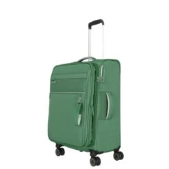 Travelite Miigo 4 Wheel Trolley M Expandable Green -Ospre Koffers Winkel image 4740