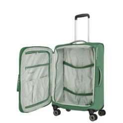 Travelite Miigo 4 Wheel Trolley M Expandable Green -Ospre Koffers Winkel image 4741
