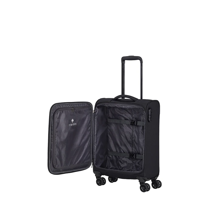 Travelite Chios 4 Wiel Trolley S Black 7 Travelite Chios 4 Wiel Trolley S Black - Afbeelding 7