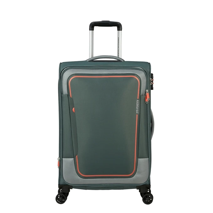 American Tourister Pulsonic Spinner 68 EXP Dark Forest 1 American Tourister Pulsonic Spinner 68 EXP Dark Forest
