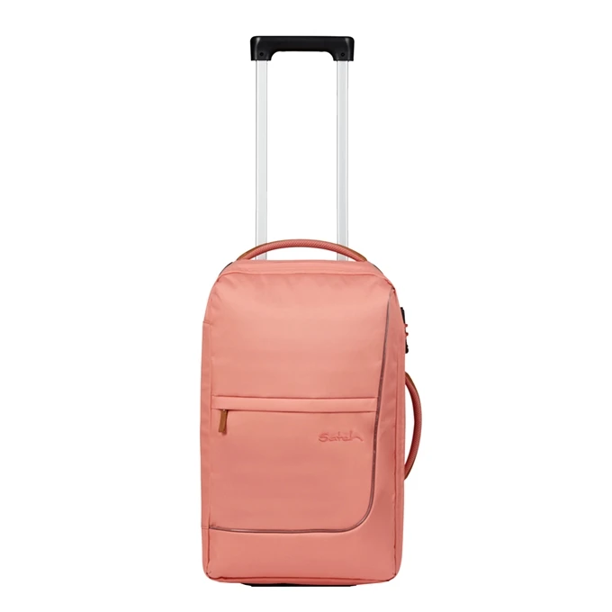 Satch Flow S Cabin Size Trolley Pure Coral 1 Satch Flow S Cabin Size Trolley Pure Coral