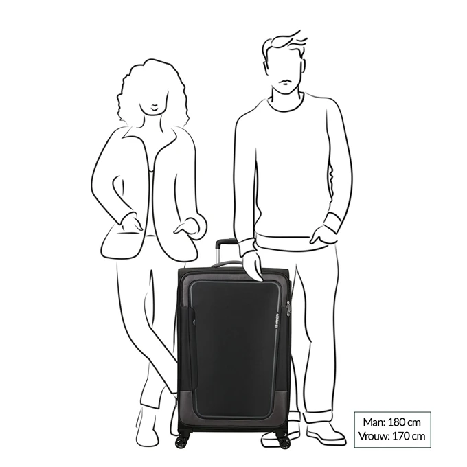 American Tourister Pulsonic Spinner 81 EXP Soft Lilac 2 American Tourister Pulsonic Spinner 81 EXP Soft Lilac - Afbeelding 2