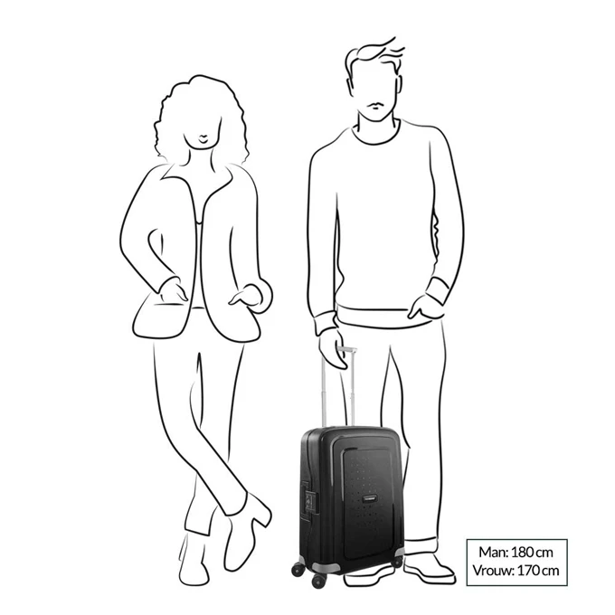 Samsonite S'Cure Spinner 55 Silver 2 Samsonite S'Cure Spinner 55 Silver - Afbeelding 2