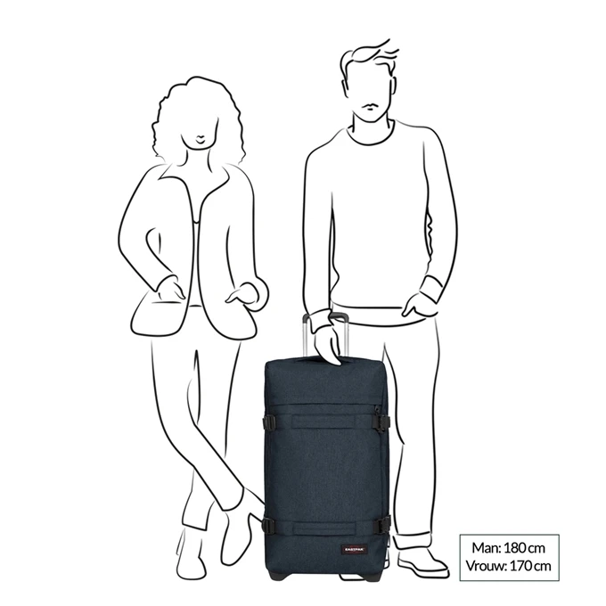 Eastpak Transit'R L Triple Denim 3 Eastpak Transit'R L Triple Denim - Afbeelding 3