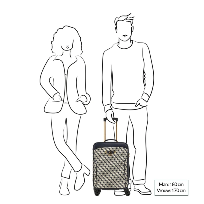 Guess Izzy 18 In 8-Wheeler Navy Logo 2 Guess Izzy 18 In 8-Wheeler Navy Logo - Afbeelding 2