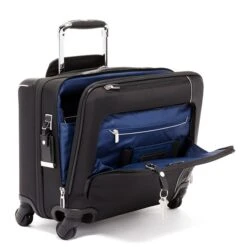 Tumi Arrivé Compact 4 Wheel Briefcase Black -Ospre Koffers Winkel image 5792
