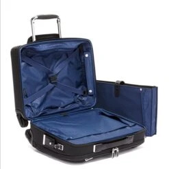 Tumi Arrivé Compact 4 Wheel Briefcase Black -Ospre Koffers Winkel image 5793