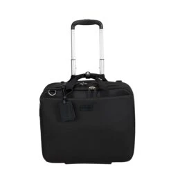 Lipault 4BIZ Rolling Tote Black