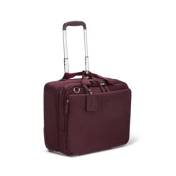 Lipault 4BIZ Rolling Tote Bordeaux -Ospre Koffers Winkel image 5917
