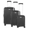 CarryOn Skyhopper Trolleyset 3pcs TSA Black