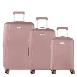 CarryOn Skyhopper Trolleyset 3pcs TSA Old Pink