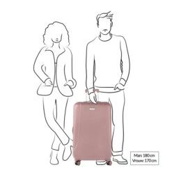 CarryOn Skyhopper Trolleyset 3pcs TSA Old Pink -Ospre Koffers Winkel image 6191