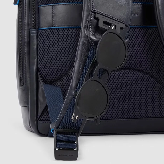 Piquadro Blue Square Computer Backpack Plain With IPad Pro Black 7 Piquadro Blue Square Computer Backpack Plain With IPad Pro Black - Afbeelding 7