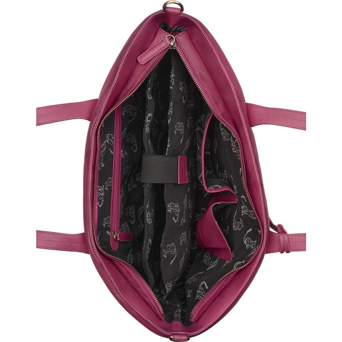 Burkely Drowsy Dani Workbag 14" Fuchsia 5 Burkely Drowsy Dani Workbag 14" Fuchsia - Afbeelding 5