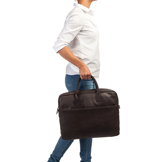 Burkely Vintage Max Worker 17.3" Brown 2 Burkely Vintage Max Worker 17.3" Brown - Afbeelding 2