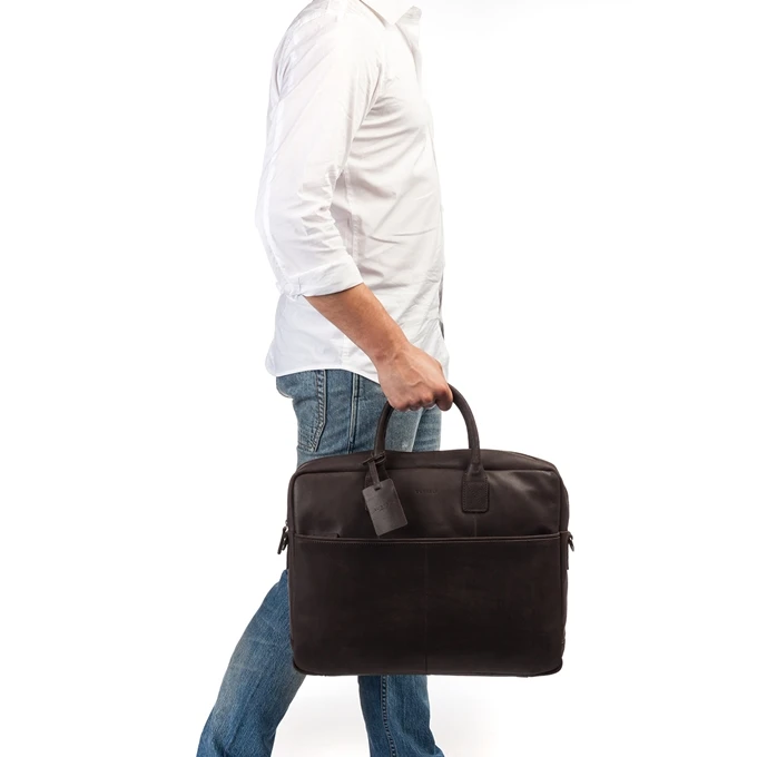 Burkely Vintage Max Worker 17.3" Brown 3 Burkely Vintage Max Worker 17.3" Brown - Afbeelding 3