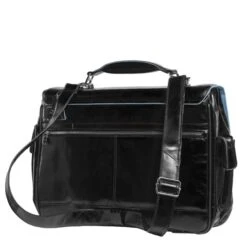 Piquadro Blue Square Computer Briefcase Black 8 Piquadro Blue Square Computer Briefcase Black -Ospre Koffers Winkel image 6781